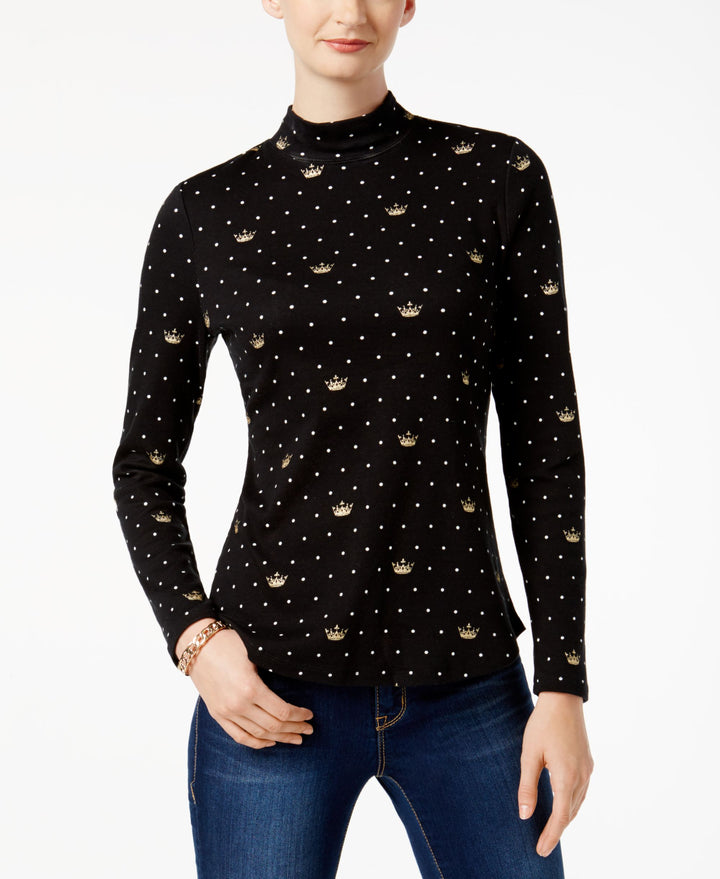 Charter Club Cotton Print Top