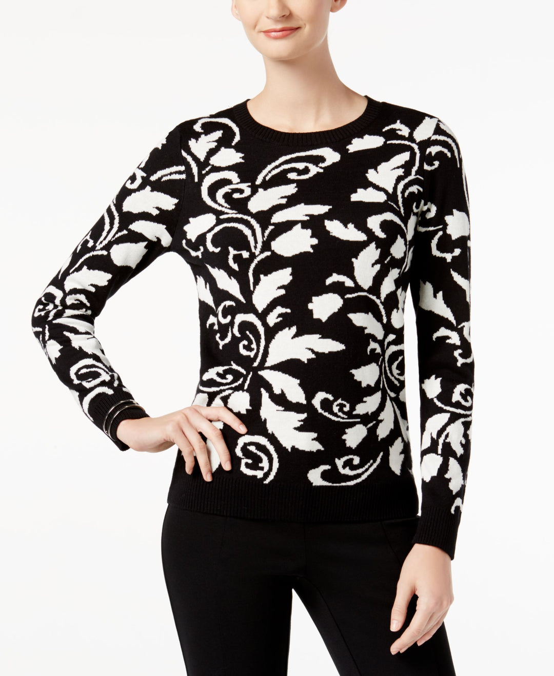 Charter Club Patterned Sweaters