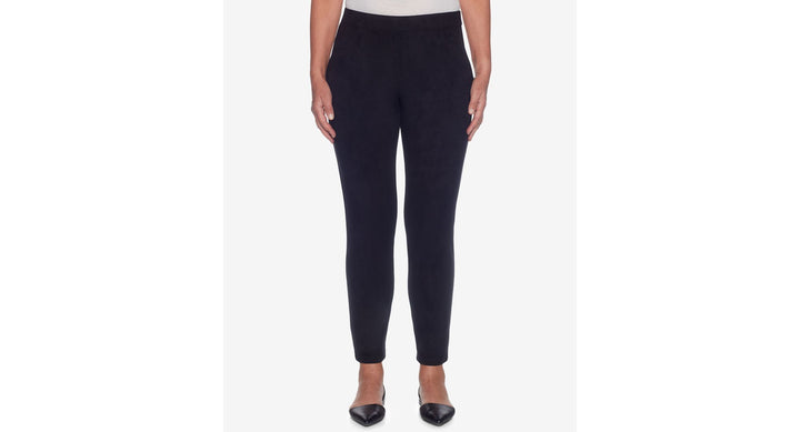 Alfred Dunner Jungle Love Side Zip Slim Pants