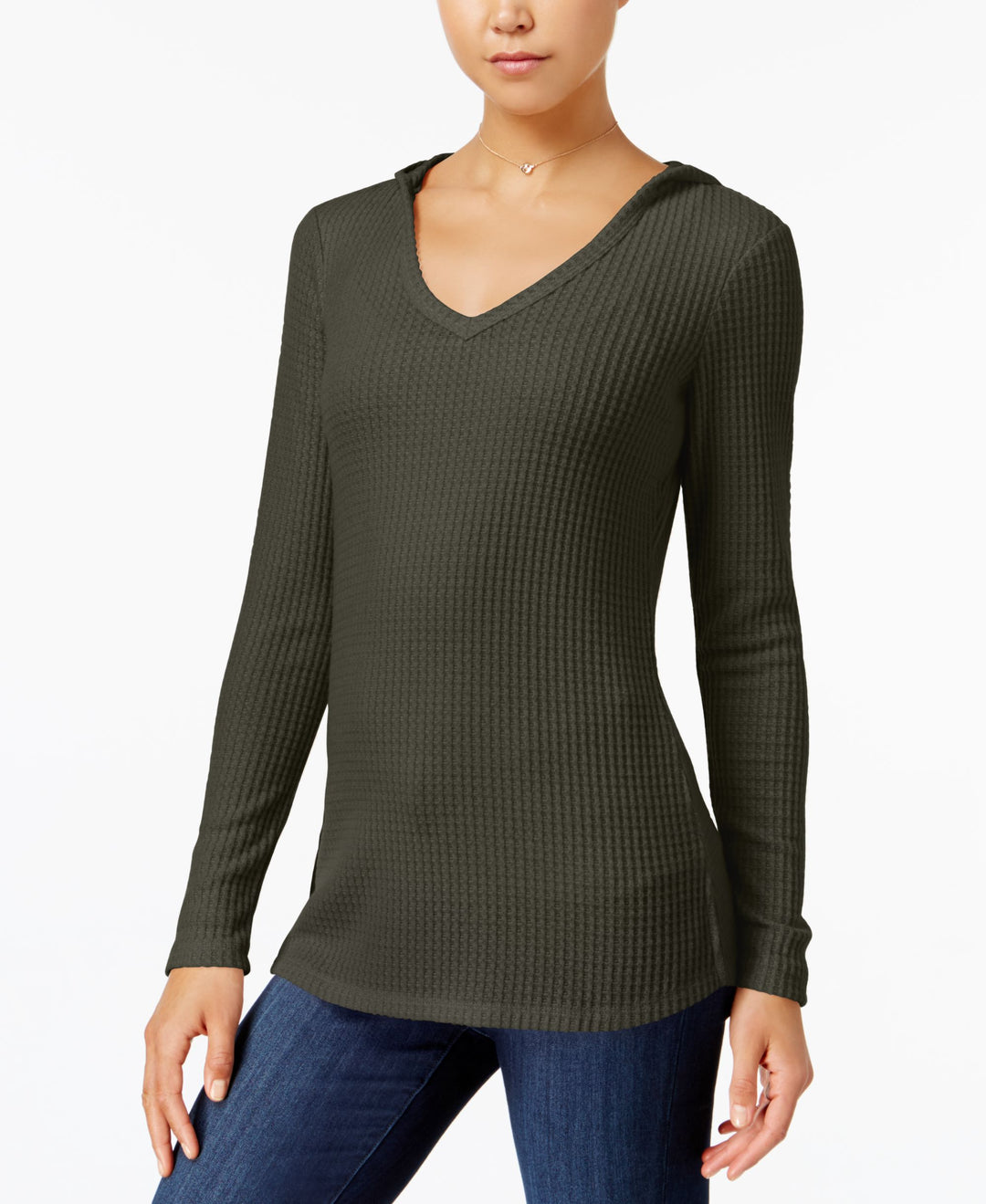 Ultra Flirt Juniors Thermal Hoodie Top