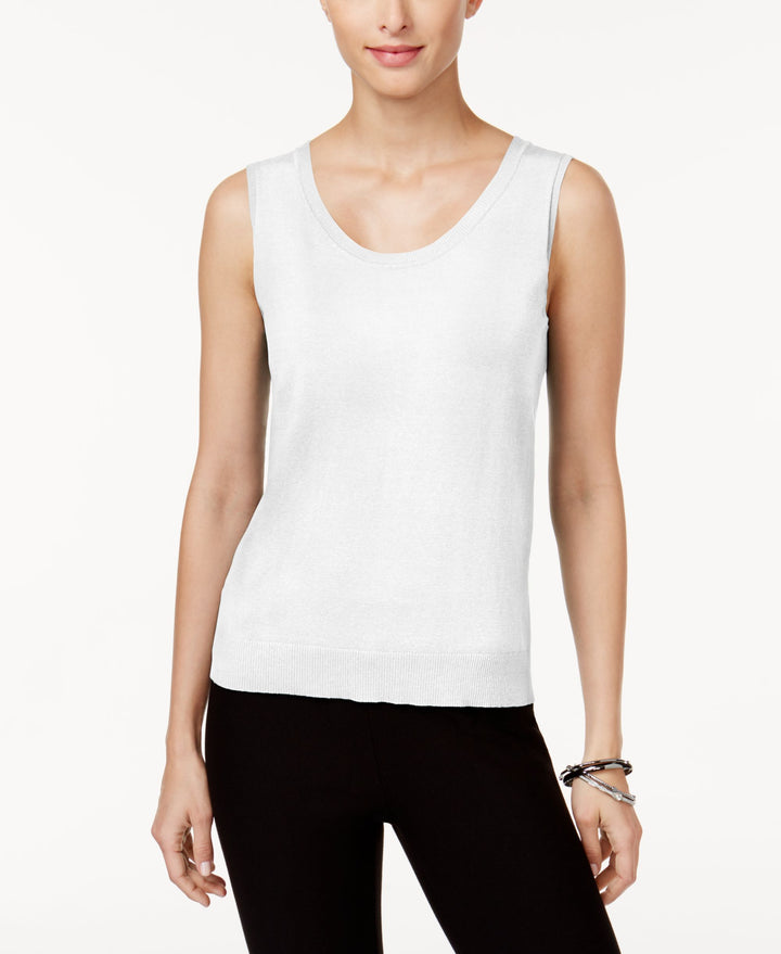 Charter Club Sleeveless Scoopneck Sweater