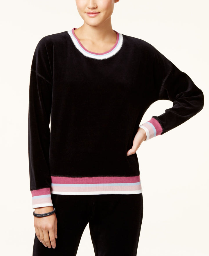 Juniors' Velour Sweatshirt