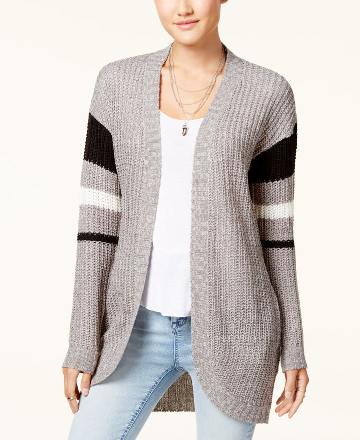 Juniors' Open-Front Cardigan