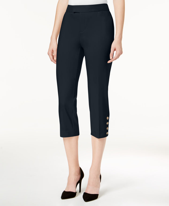 Charter Club Button Detail Capri Pants