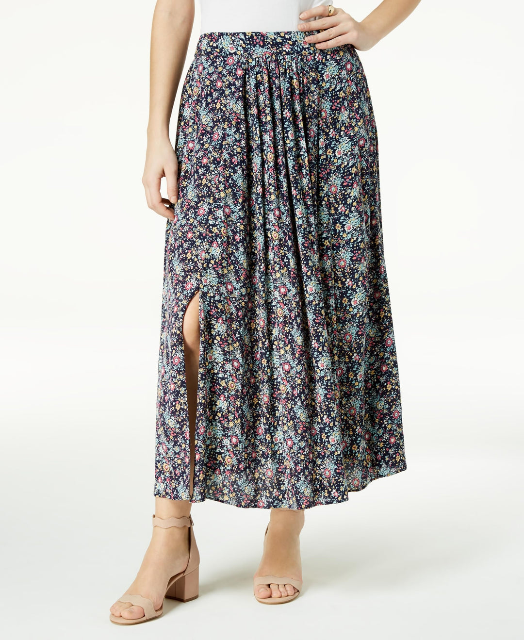 Maison Jules Tie Back Maxi Skirt
