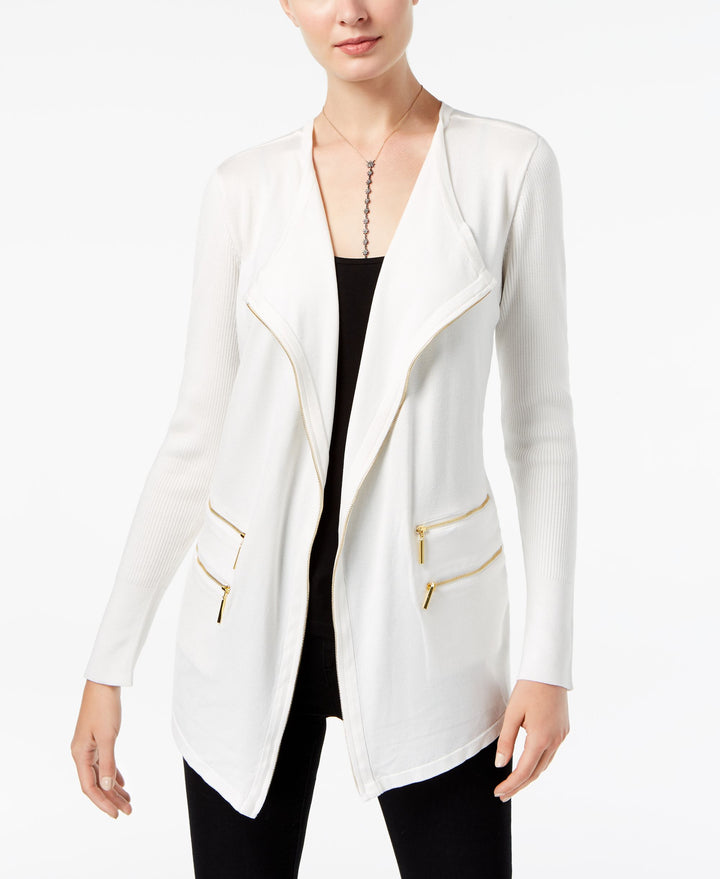 Zip Detail Cardigan