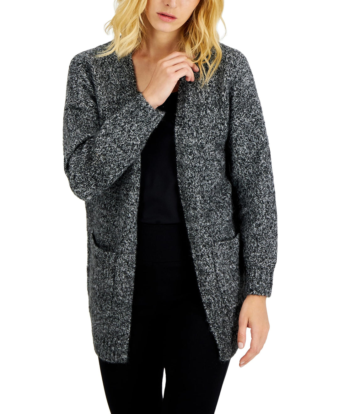 Open-Front Cardigan