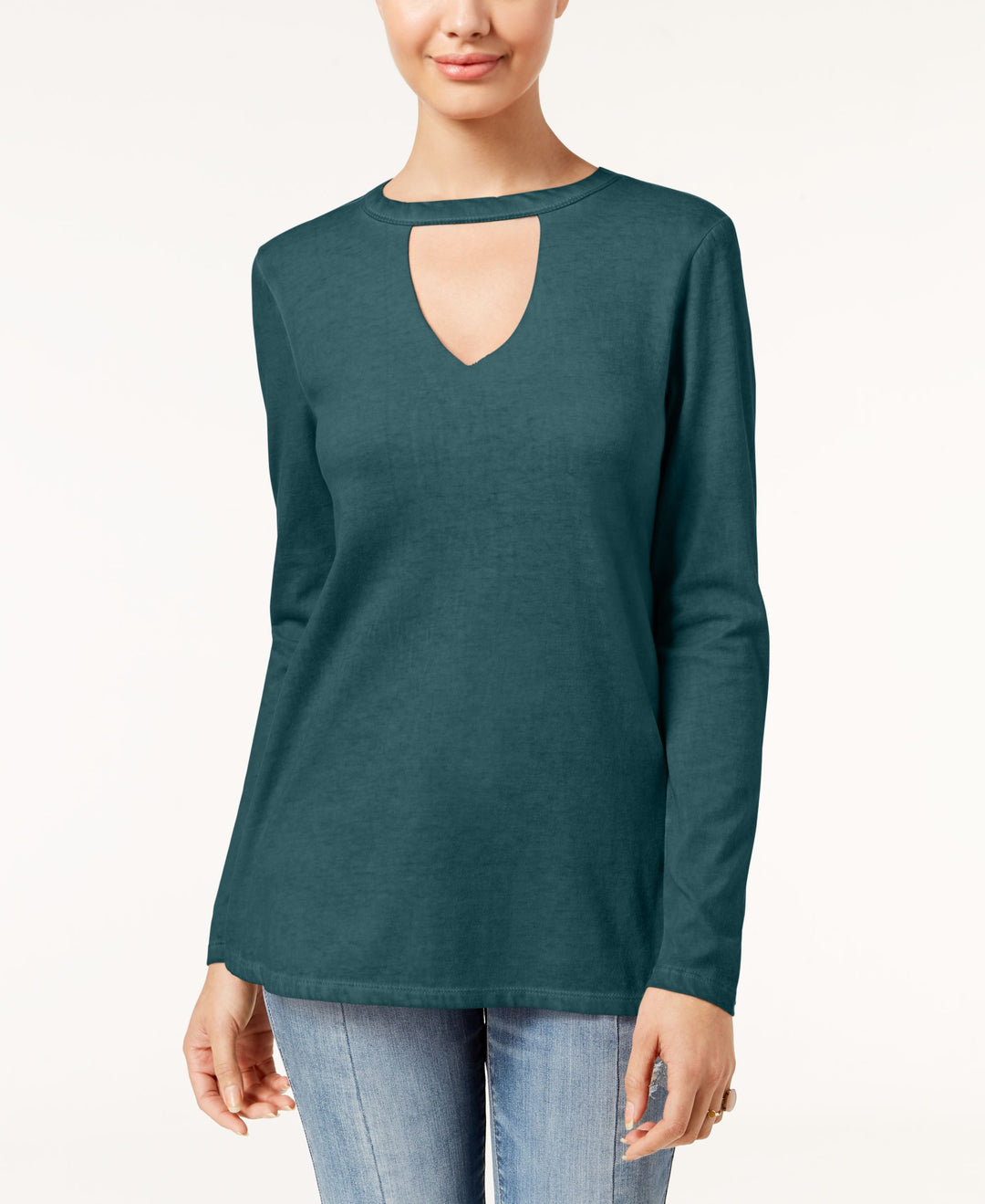 Juniors' Choker-Neck Tunic
