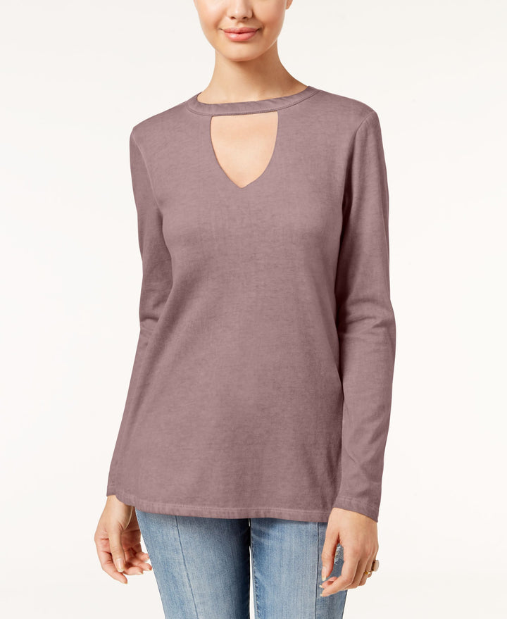 Juniors' Choker-Neck Tunic