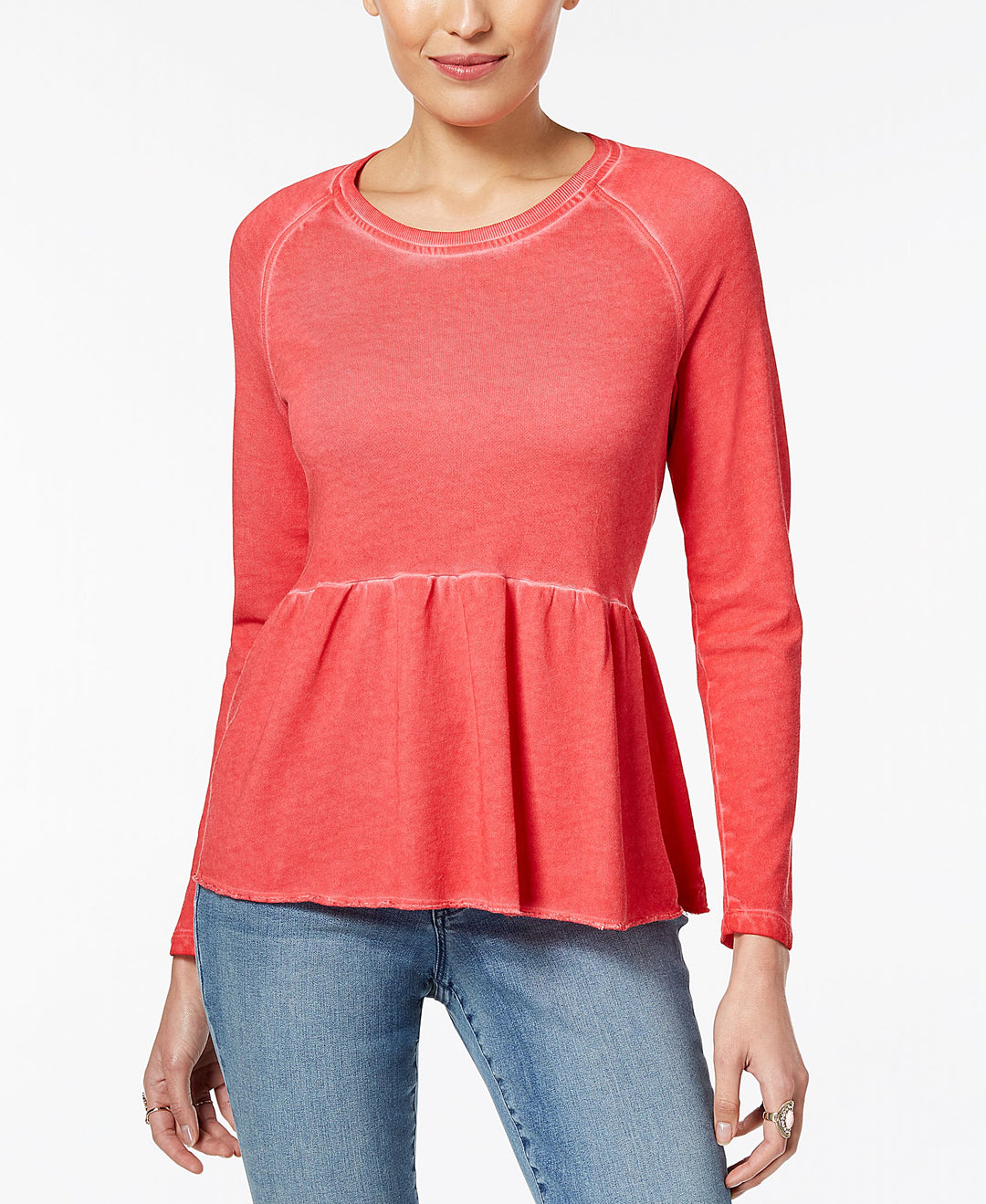 Peplum Flounce Top