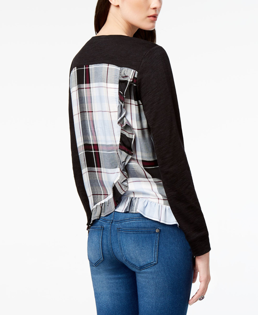 Maison Jules Ruffled Back Top