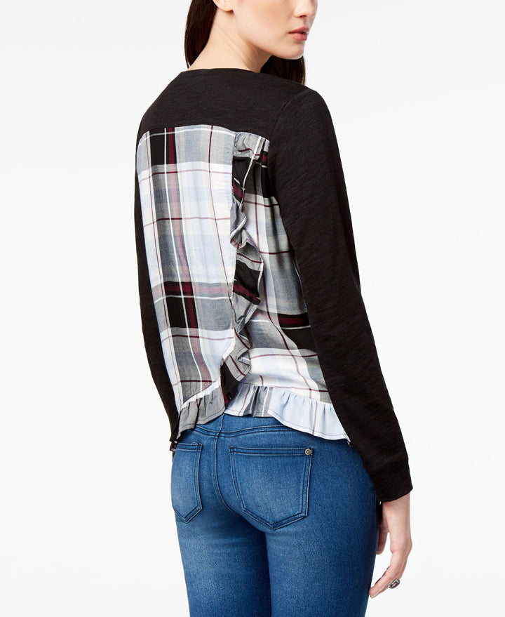 Maison Jules Ruffled Back Top