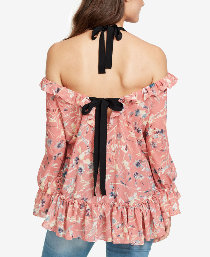 William Rast Fabiana Convertible Peplum Top