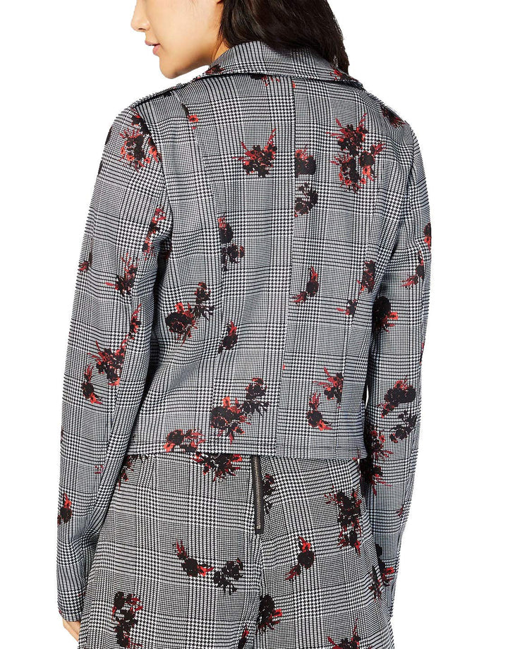 Material Girl Juniors Printed Moto Jacket