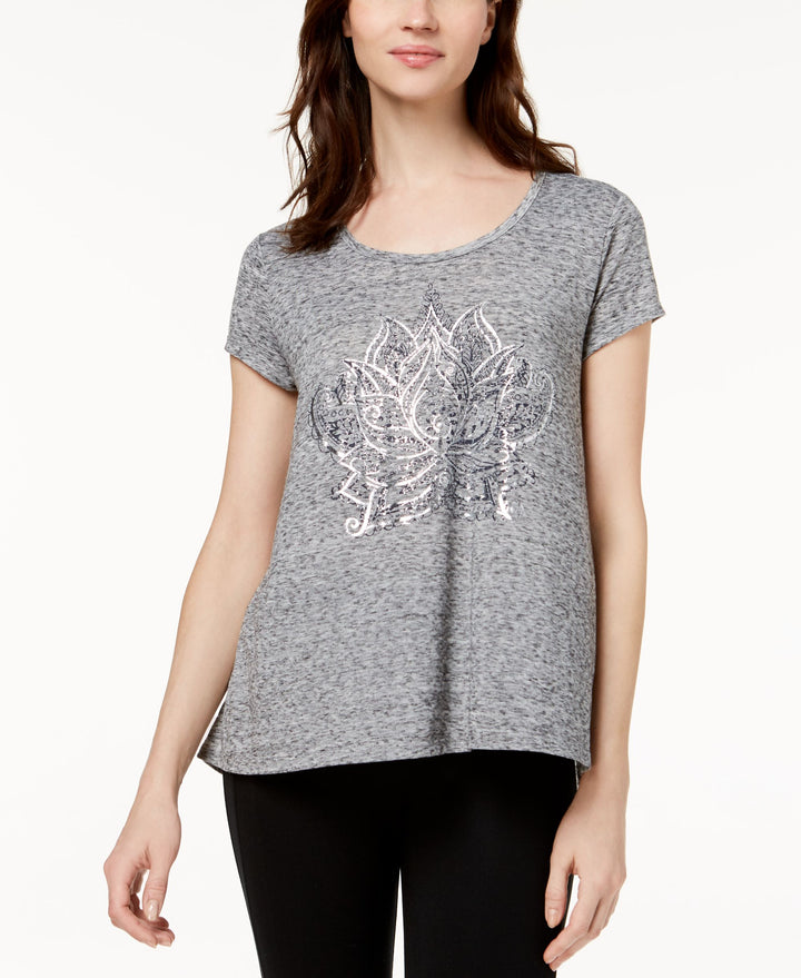 Style & Co High Low Graphic T-Shirt