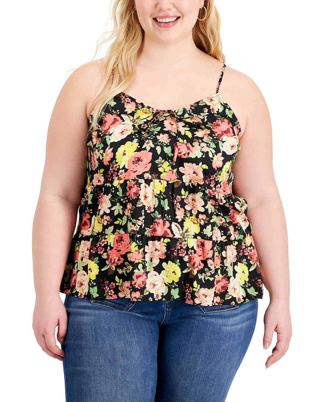 INC International Concepts Plus Size Printed Camisole