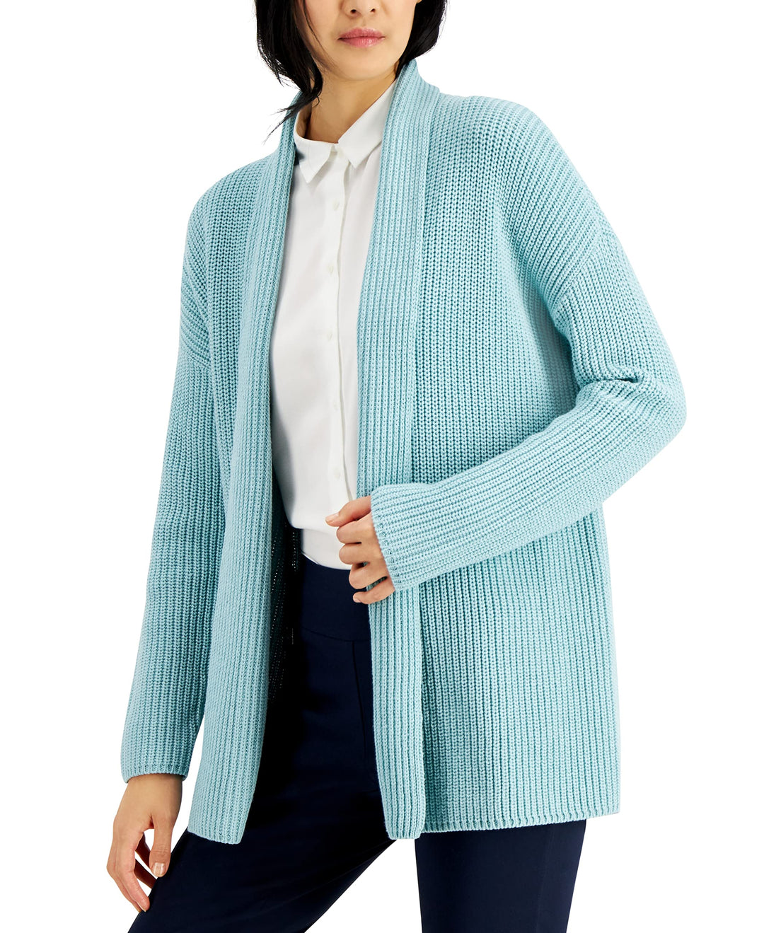 Alfani Chunky Open Front Cardigan