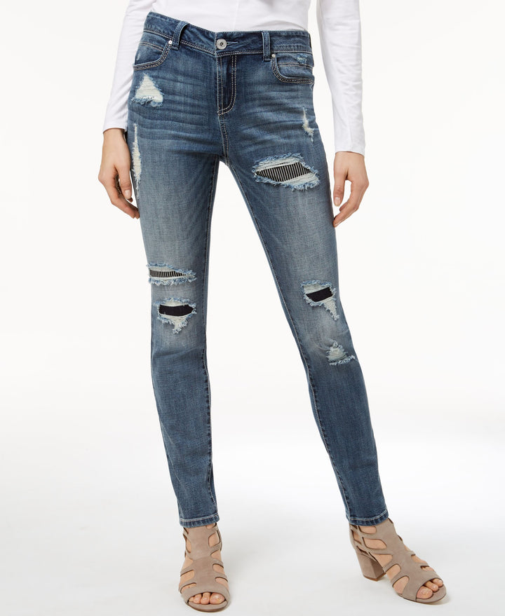 Rip Repair Skinny Jeans