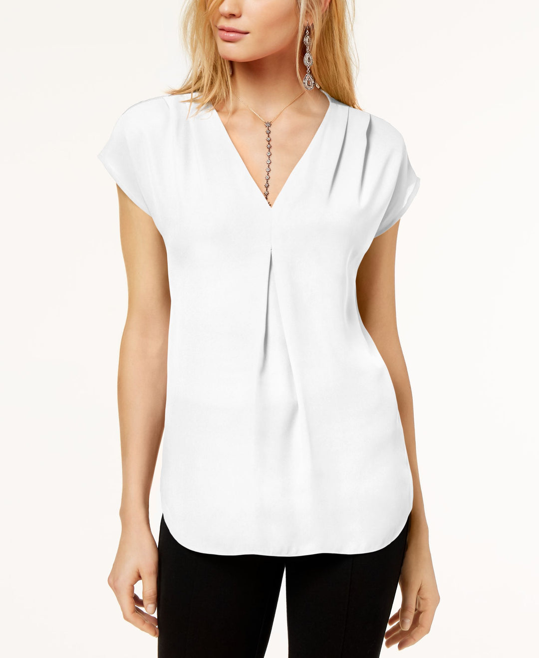 Petite Pleated Top