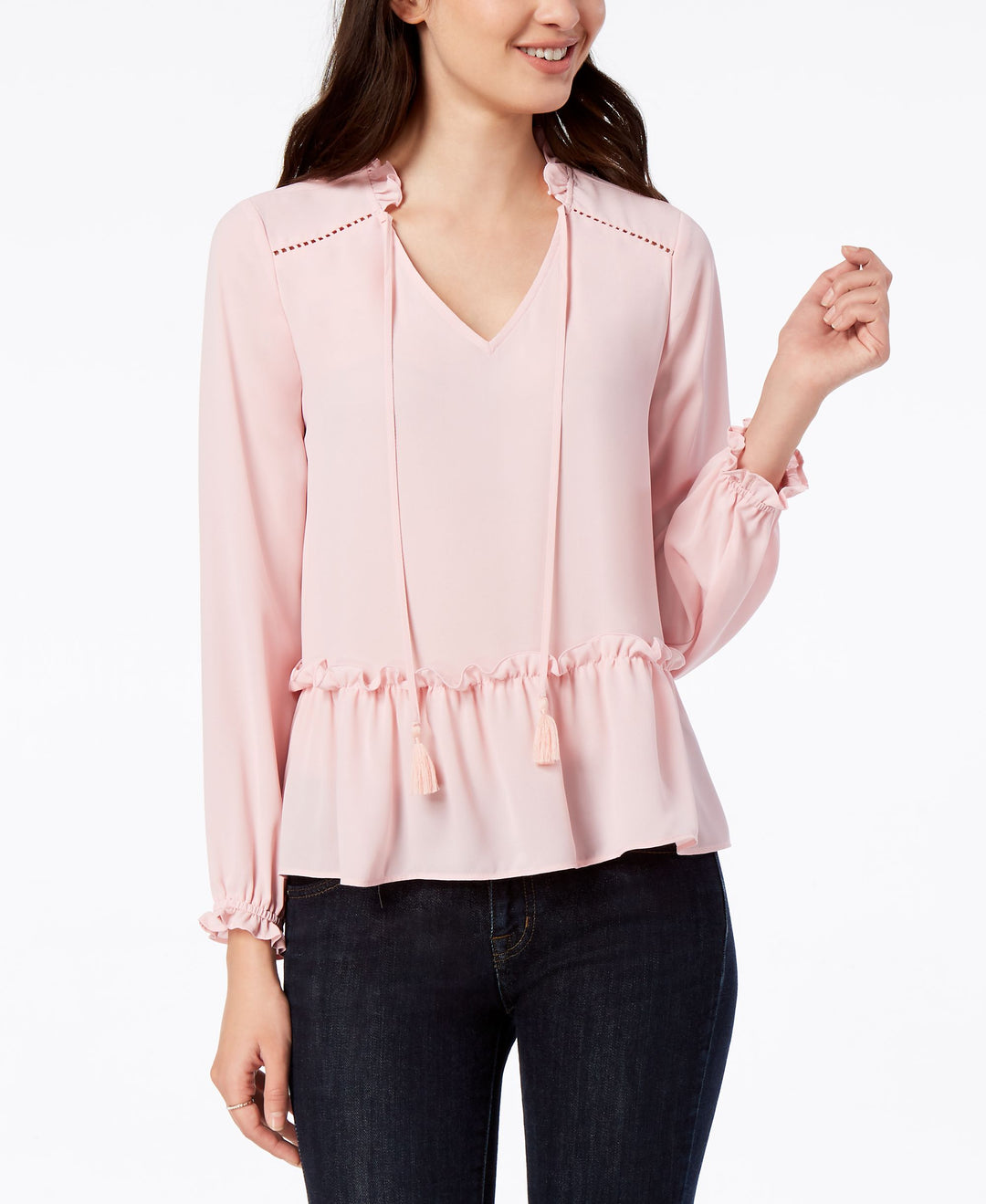 Maison Jules Peplum Top