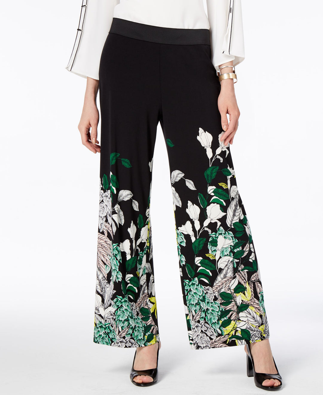 Alfani Printed Palazzo Pants