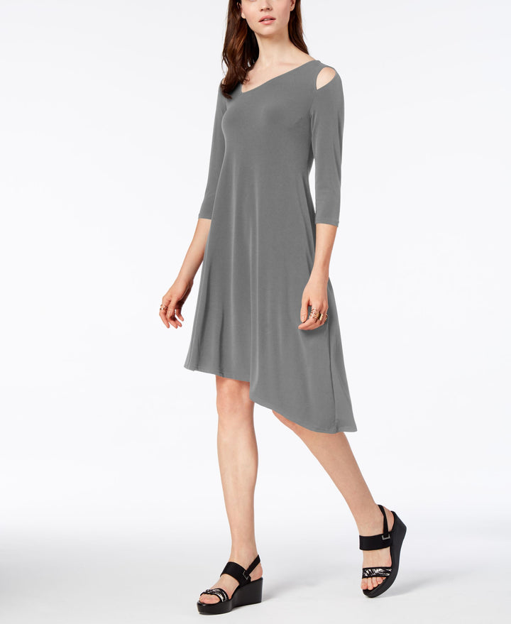 Alfani Cutout Asymmetrical Dress