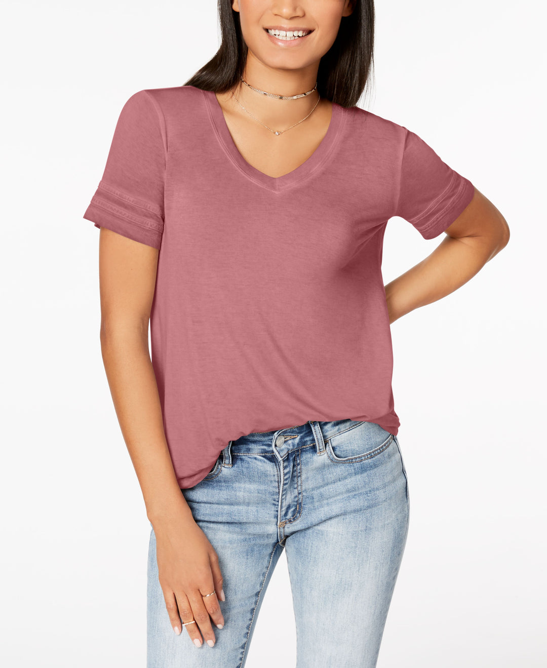 Hippie Rose Juniors Football T-Shirt