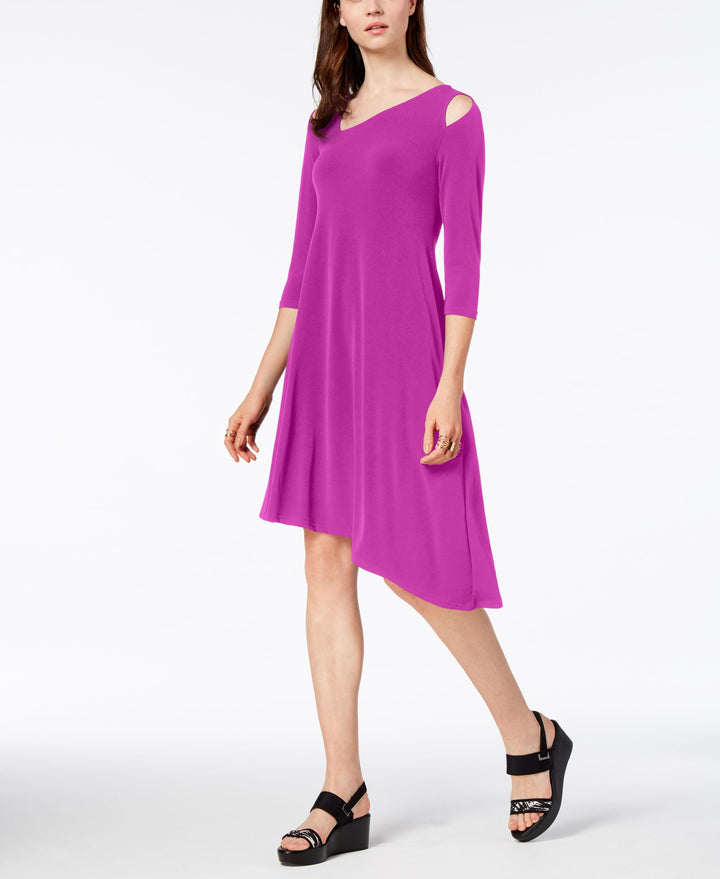 Alfani Cutout Asymmetrical Dress