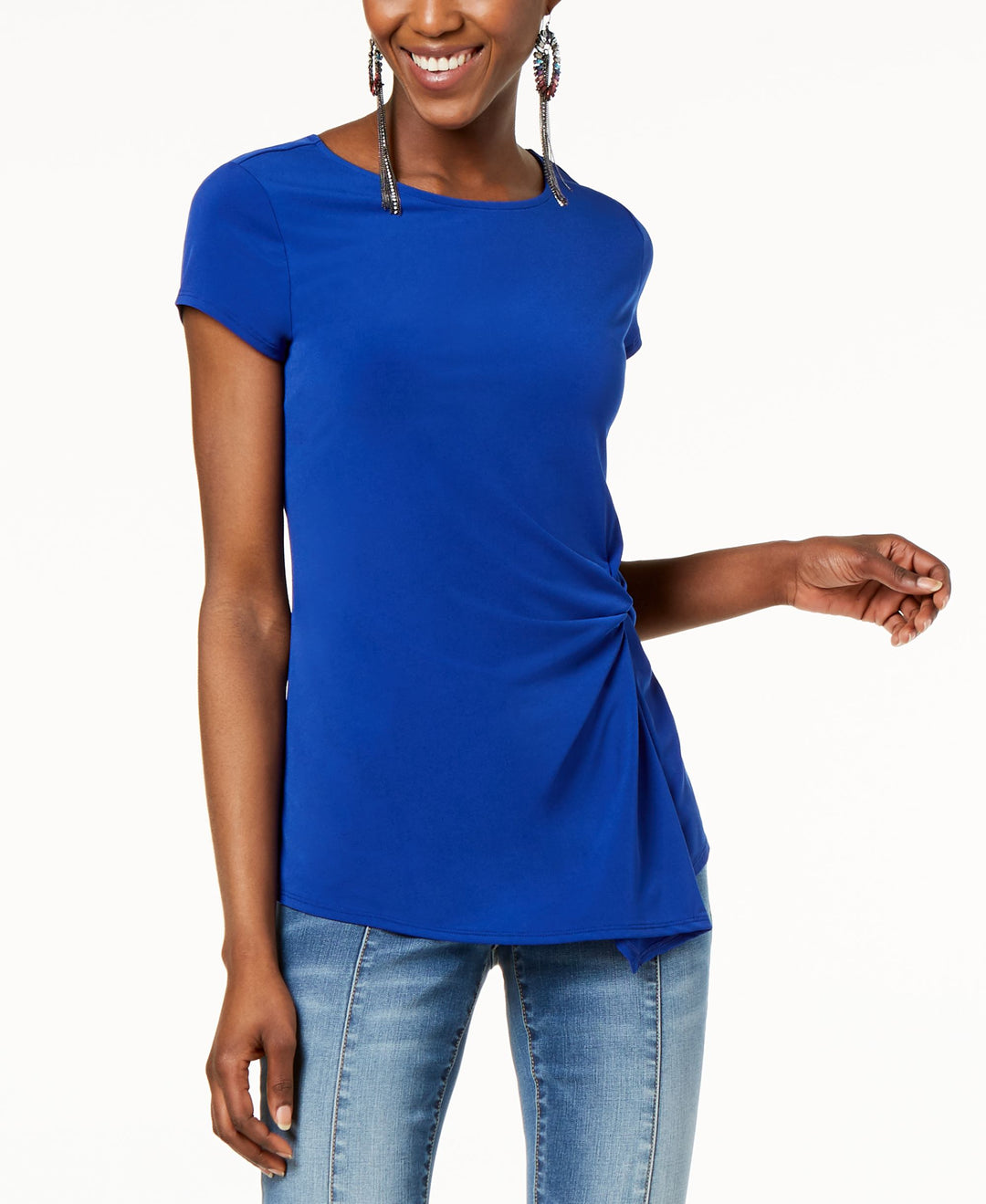 I.N.C. Twist-Front Asymmetrical Top