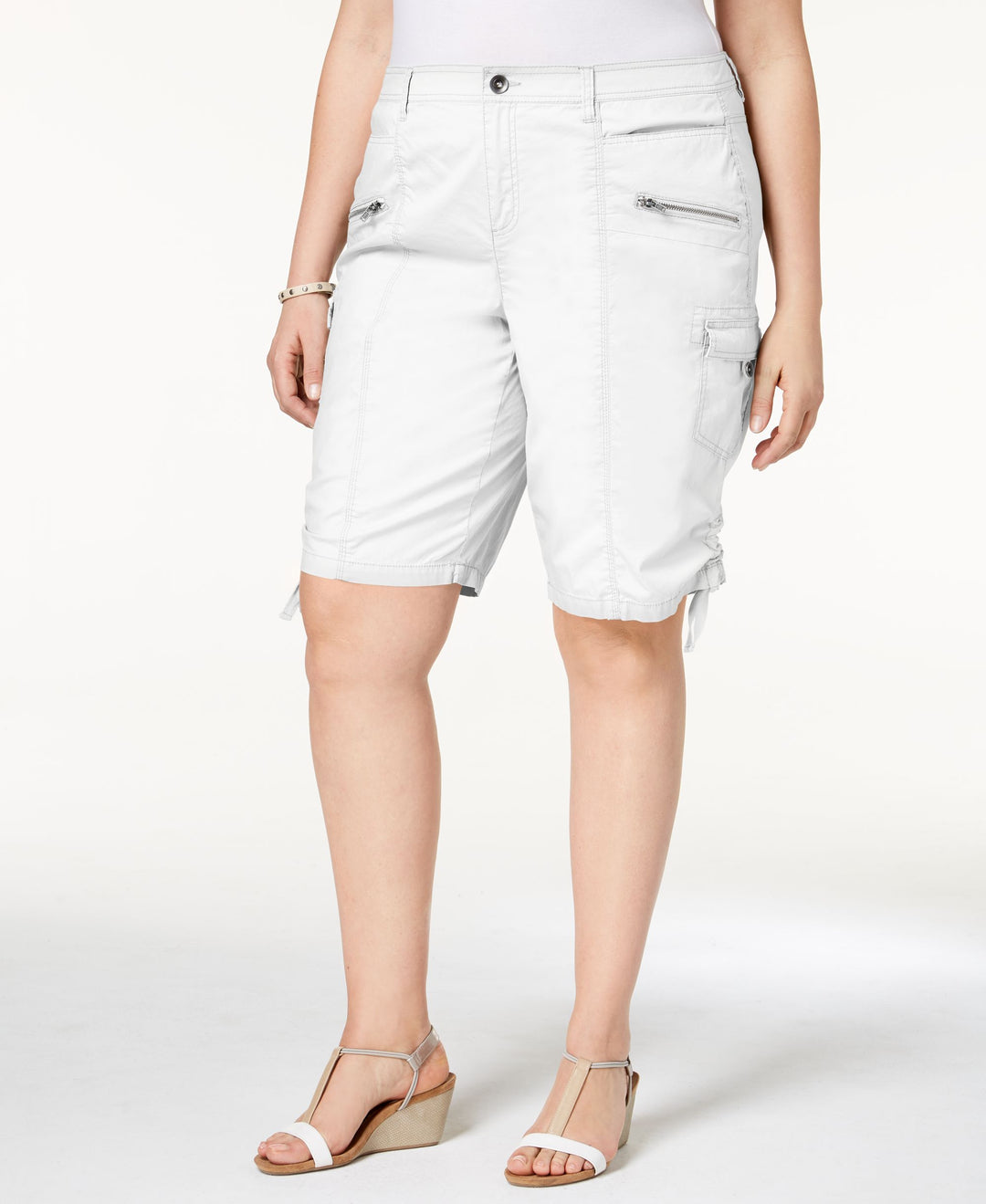 Style & Co Plus Size Zippered Cargo Shorts