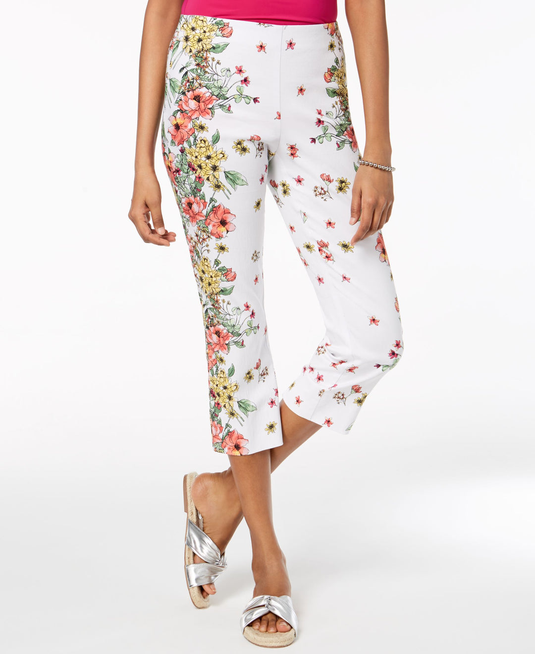 Charter Club Floral Print Capri Pants