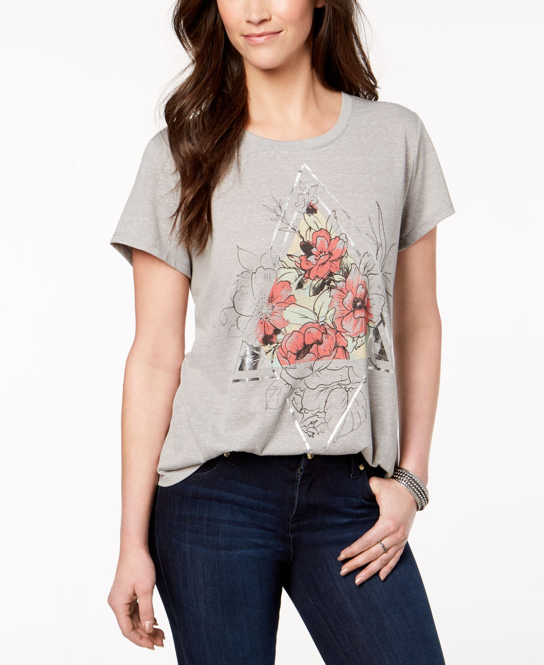 Metallic Graphic T-Shirt