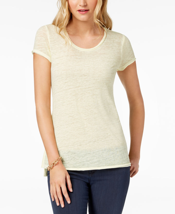 Crew Neck High Low T-Shirt