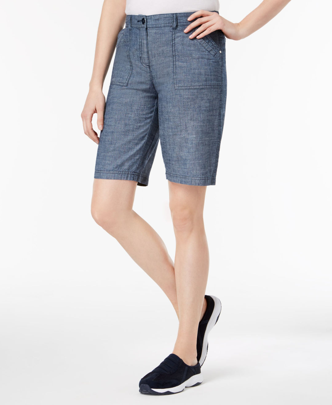 Karen Scott Petite Cotton Shorts
