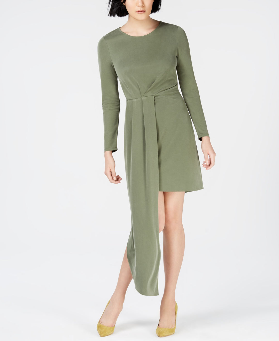 Bar III Pleated Asymmetrical Dress USAFashion Bar III Pleated Asymmetrical Dress USAFashion