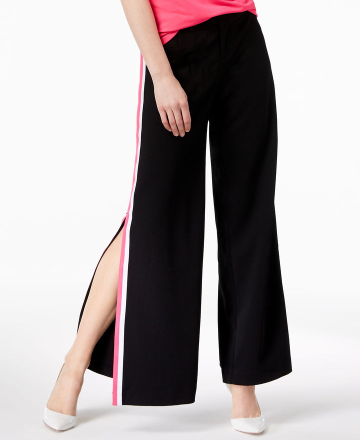 Petite Varsity Stripe Wide Leg Pants