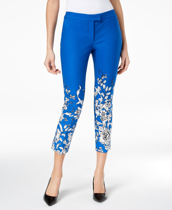 Alfani Printed Ankle Skinny Pants
