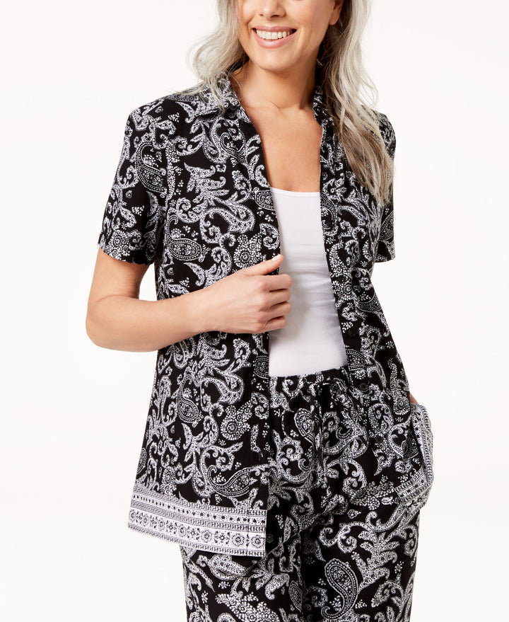 Karen Scott Printed Shirt