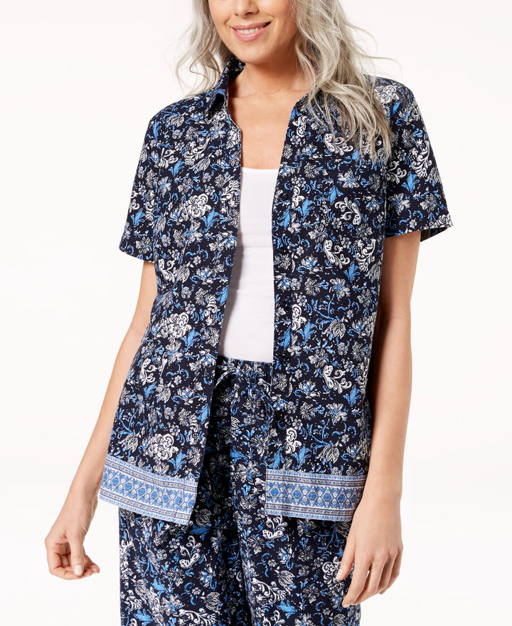 Karen Scott Printed Shirt