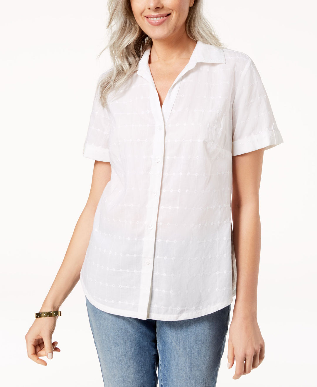 Karen Scott Cotton Shirt
