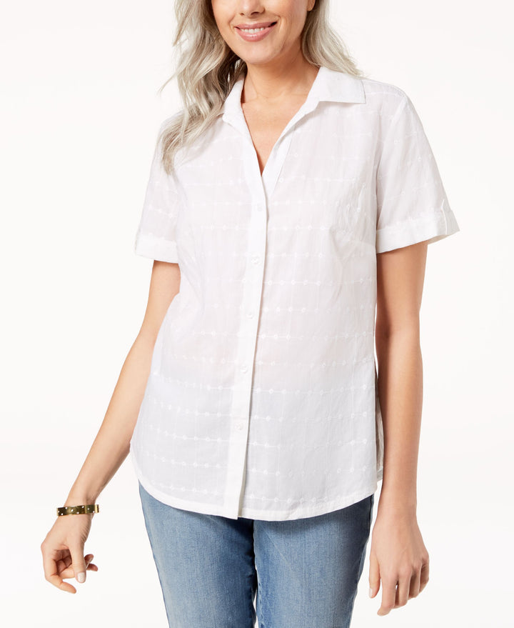 Karen Scott Cotton Shirt