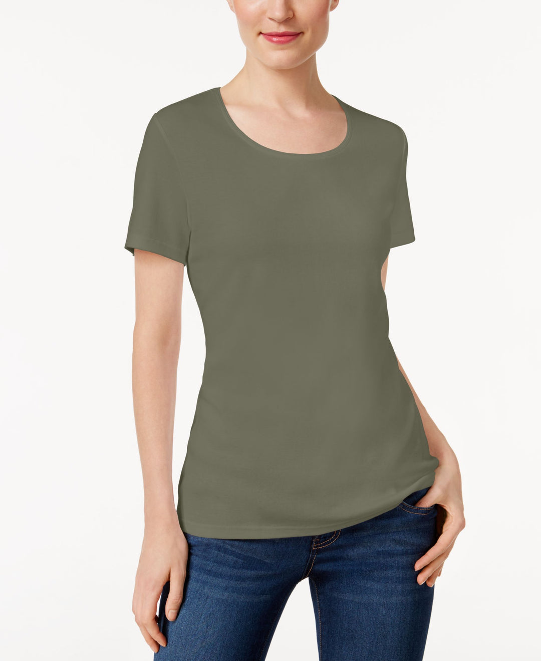 Scoop-Neck T-Shirt