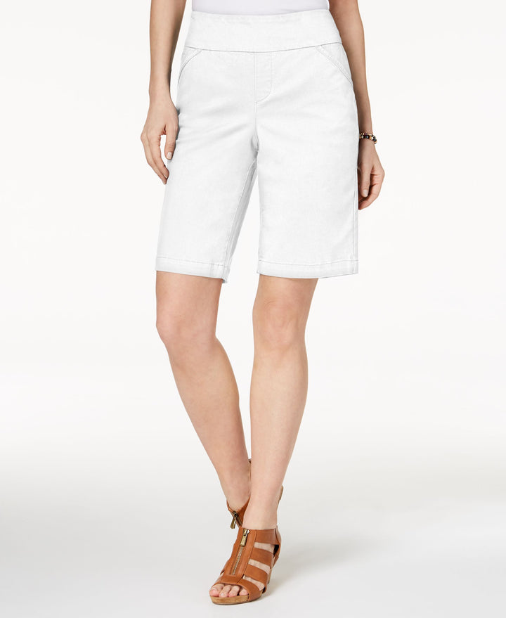 Style & Co Petite Pull On Comfort Fit Bermuda Shorts