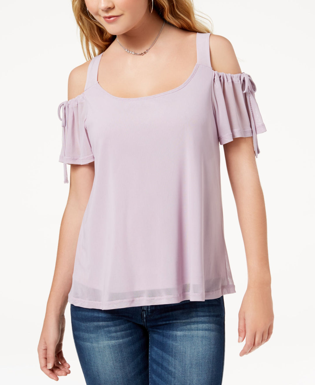 By Ikeddi Juniors' Cold-Shoulder Top
