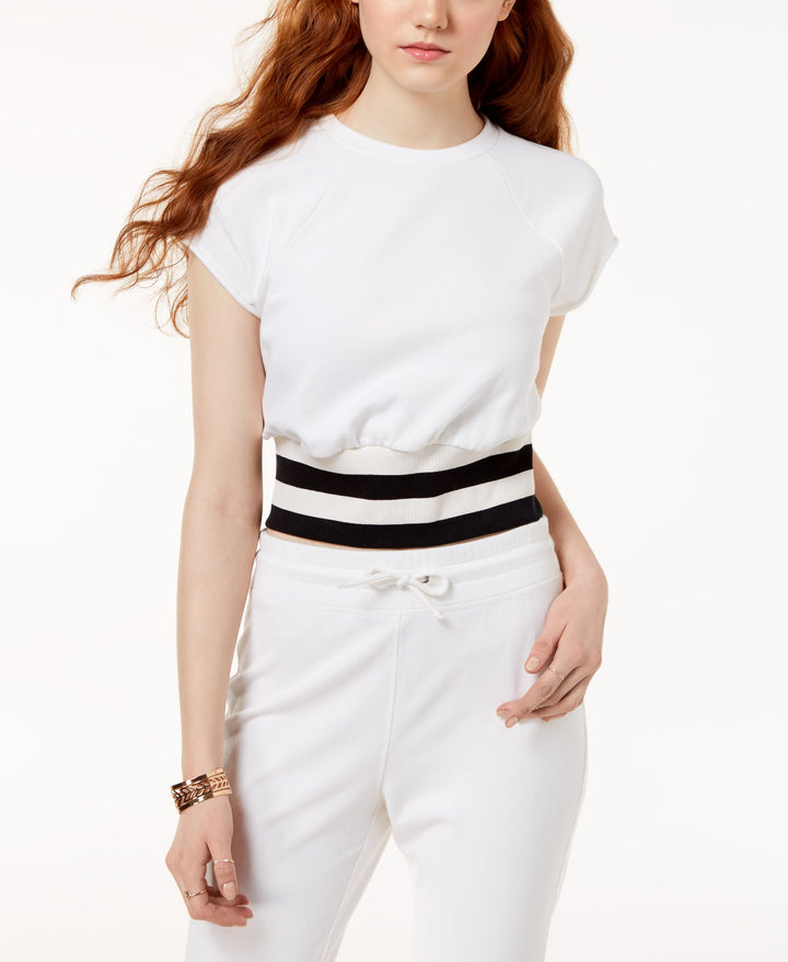 Active Juniors' French Terry Crop Top