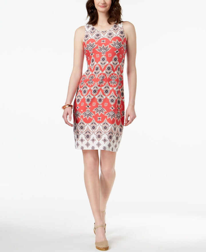 Charter Club Petite Printed Sheath Dress