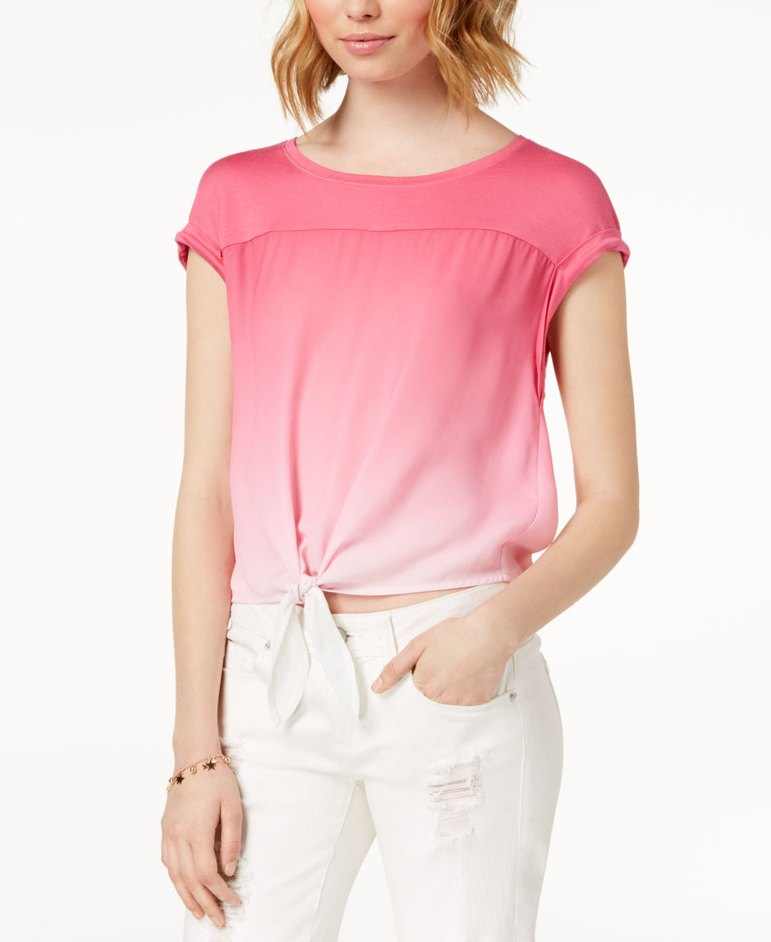 Hippie Rose Juniors Tie Dyed Top