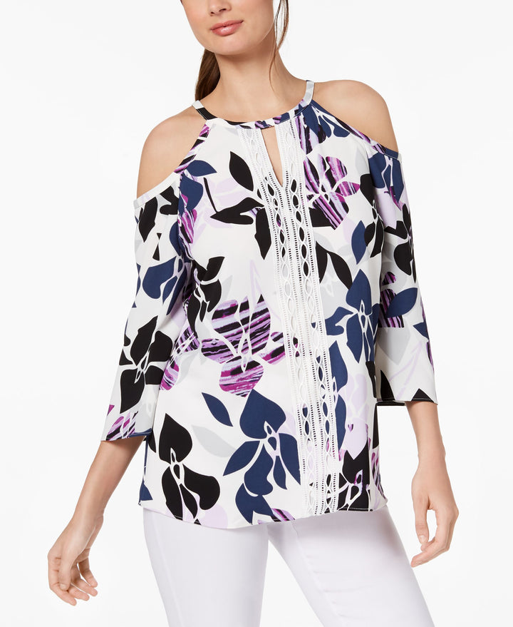 Alfani Cold Shoulder Top
