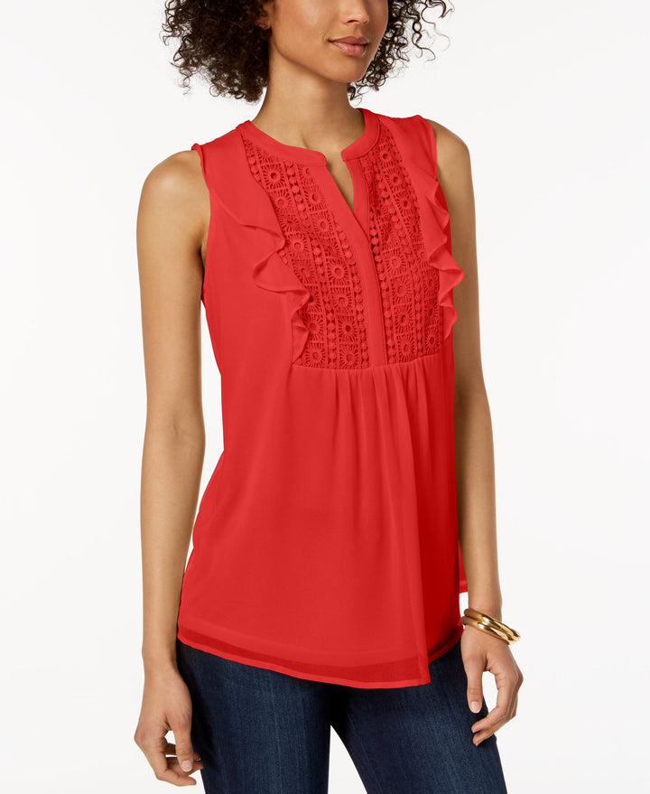 Charter Club Ruffled Top