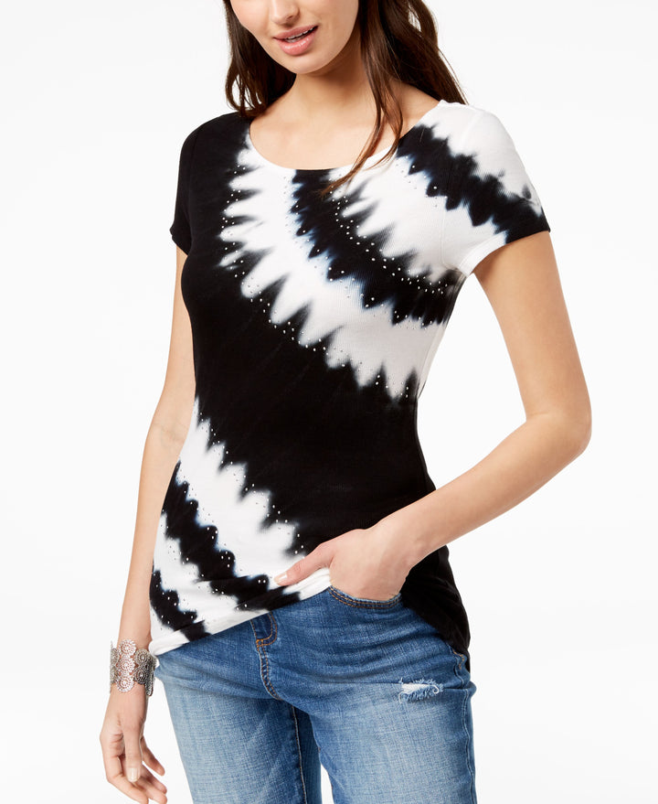 INC Tie-Dyed Studded Top
